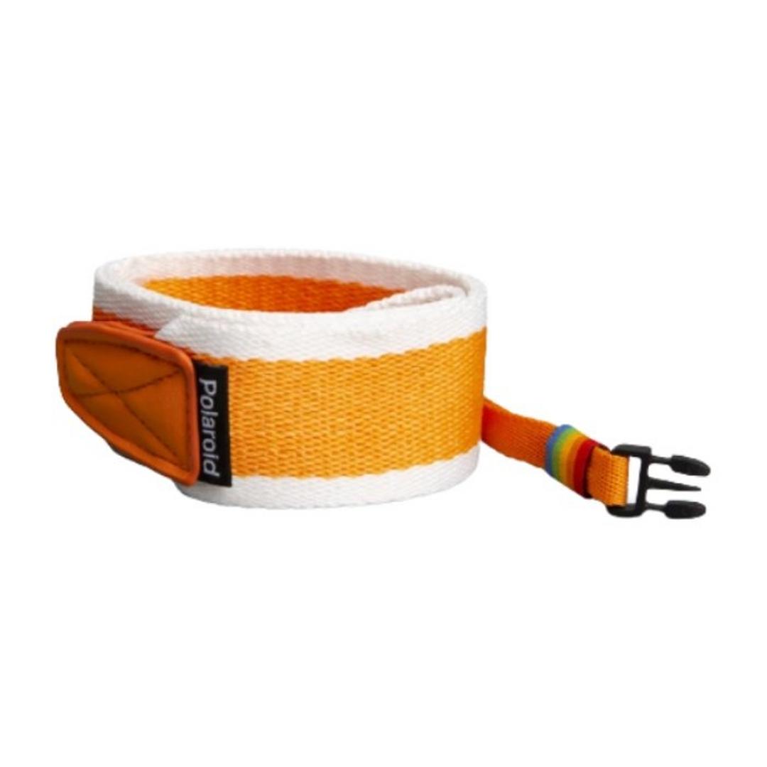 Polaroid Flat Camera Strap - Orange Stripe