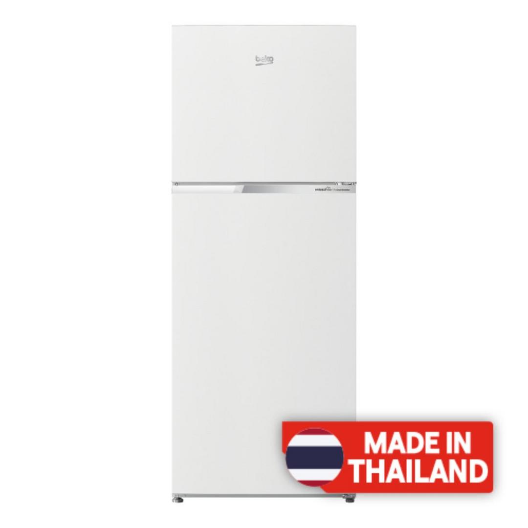 Beko Top Mount Refrigerator, 14.4CFT, 409-Liters, RDNT401W - White