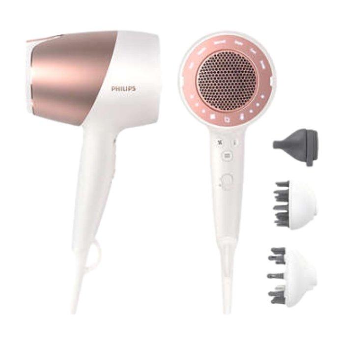 

Philips hair dryer with senseiq & 3 attachments (bhd827/03)