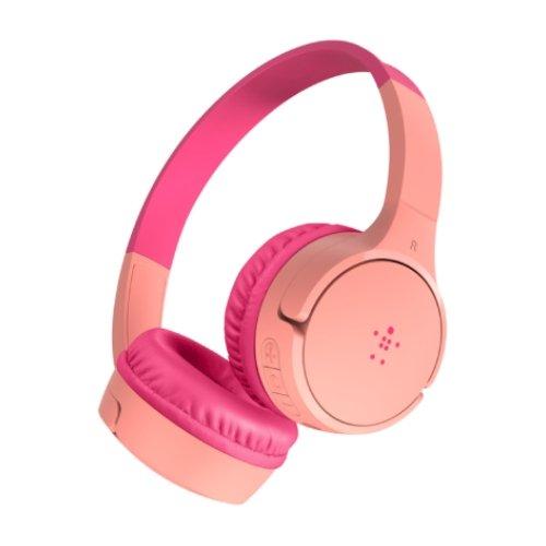 

Belkin soundform mini wireless on-ear kids headphones - pink