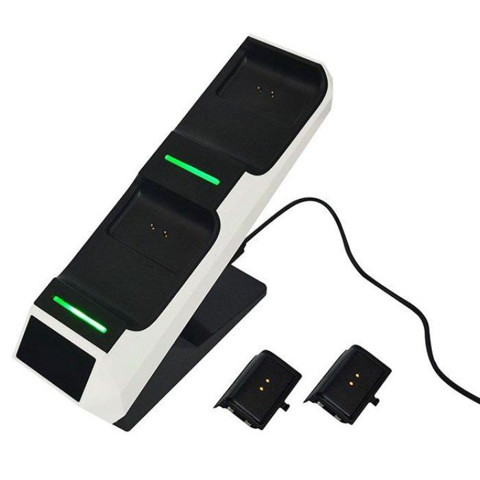 

Microsoft numskull xbox series x|s dual charging dock + batteries + cable