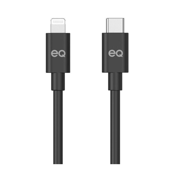 

Eq type-c to lightning 2m cable - black