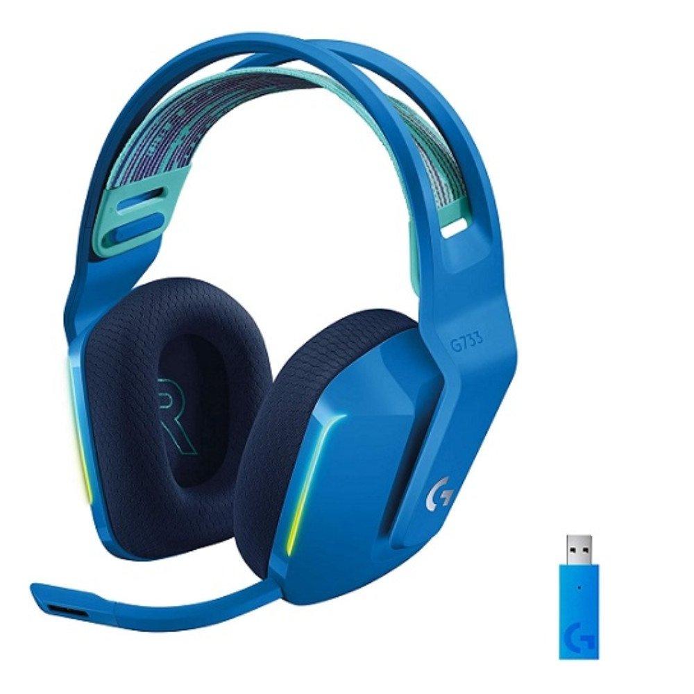 

Logitech g733 lightspeed wireless rgb gaming headset - blue