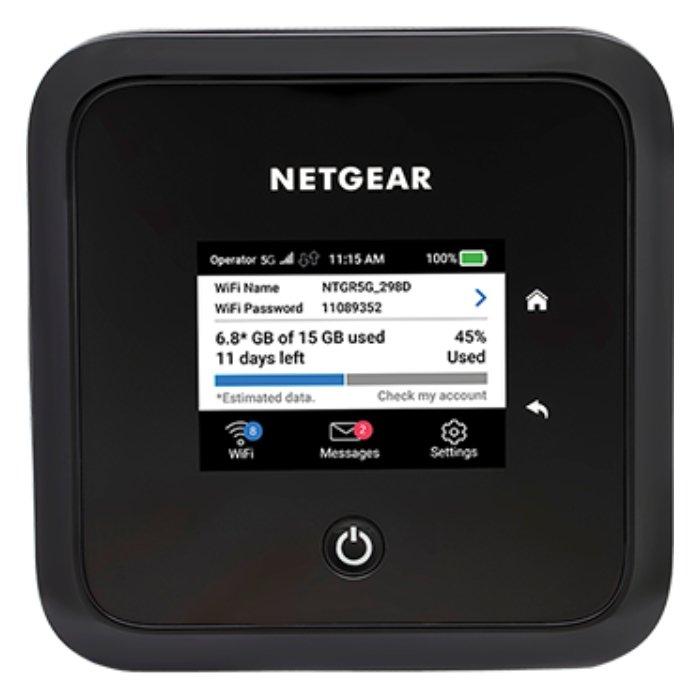 

Netgear mobile router, 5g wi-fi 6, dual-band, mr5200 - black