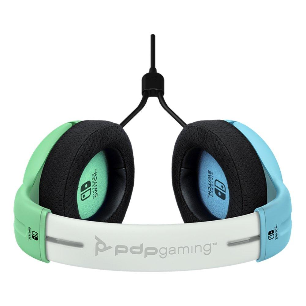 

Pdp lvl40 wired headset for nintendo switch - blue/green