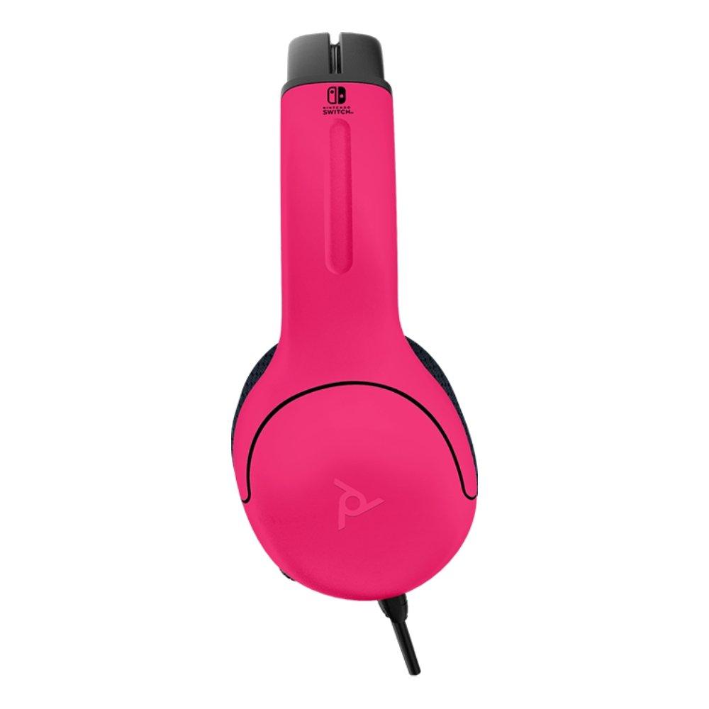 

Pdp lvl40 wired headset for nintendo switch - pink/green