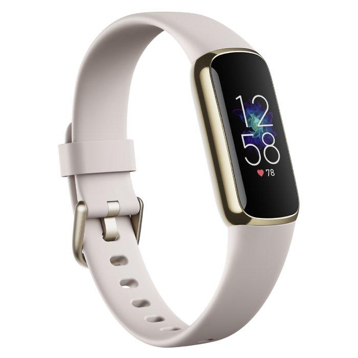 

Fitbit luxe activity tracker - soft gold/white