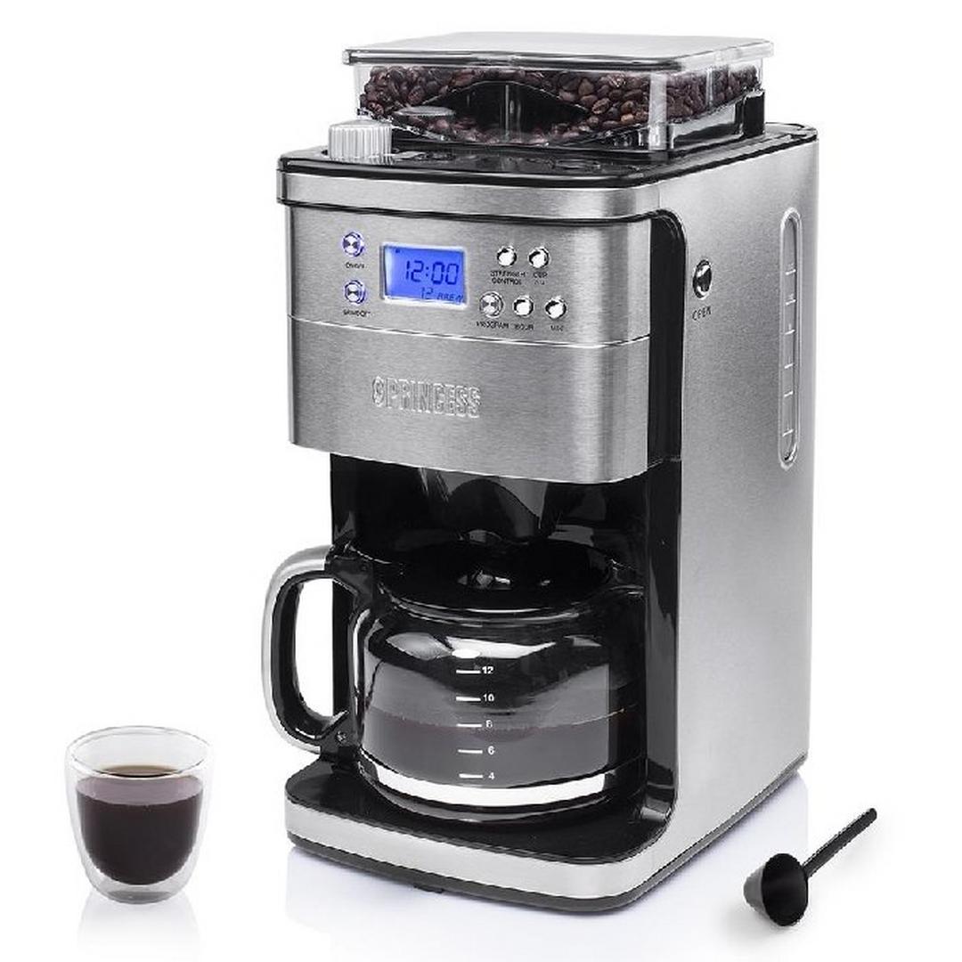 ماكينة تحضير وطحن القهوة برينسس بسعة 1.5 لتر - 249406