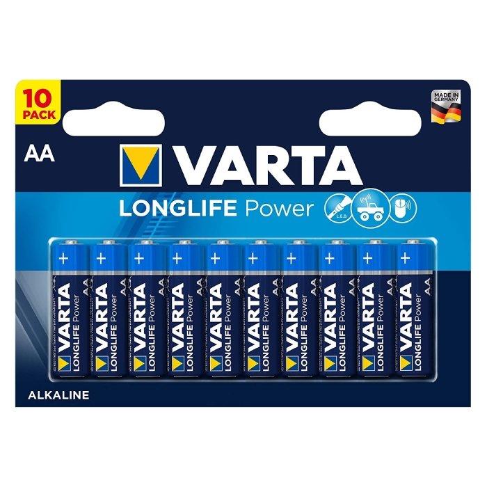 

Varta longlife power aa blister 10 pcs battery