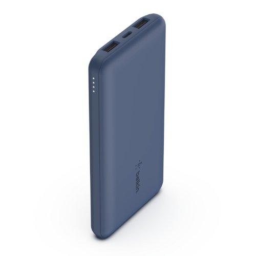 

Belkin 10000mah 15w power bank + usb-a to usb-c cable - blue
