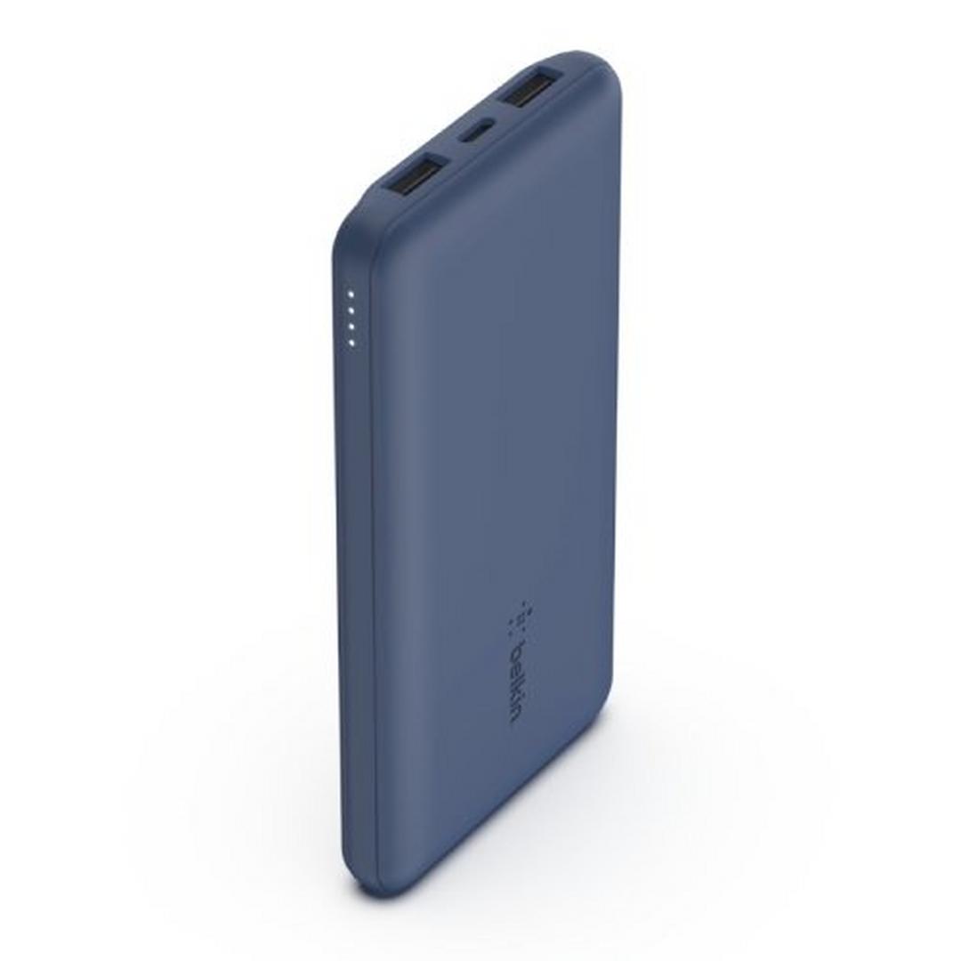 Belkin 10000mAh 15W Power Bank + USB-A to USB-C Cable - Blue