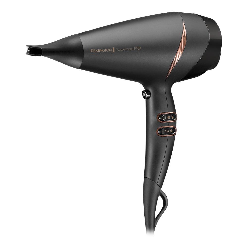 

Remington supercare pro hairdryer, 2200w , 3 heat settings, ac7200 - black