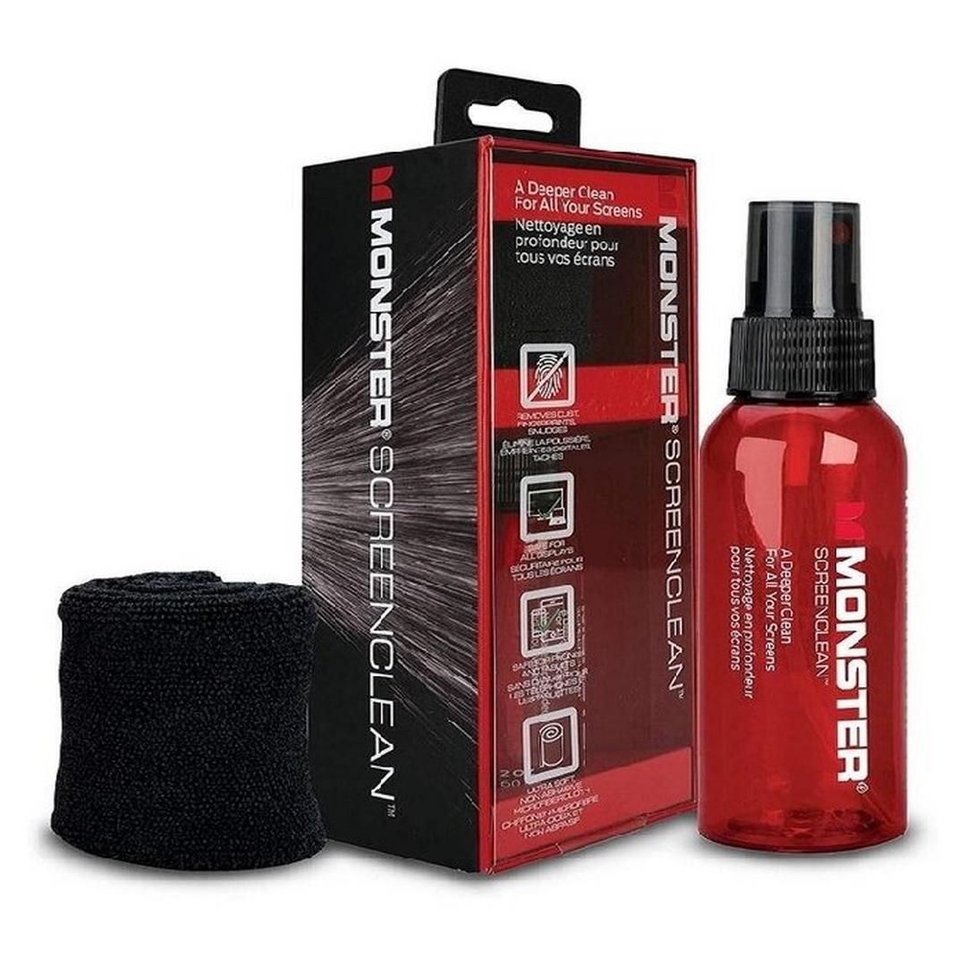 Monster 200mil Spray Screen Cleaner Kit with Microfiber Cloth for Electronic Devices