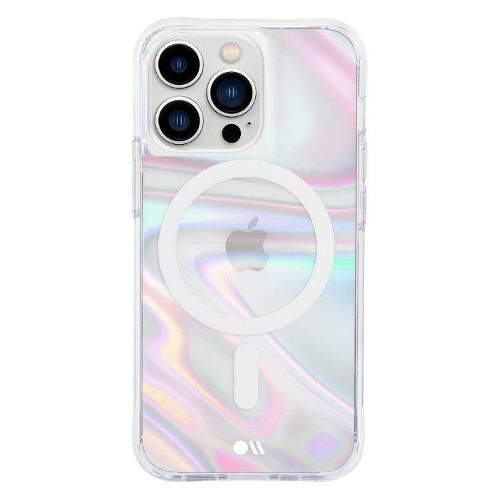

Case-mate soap bubble cover with magsafe for iphone 13 pro max - clear