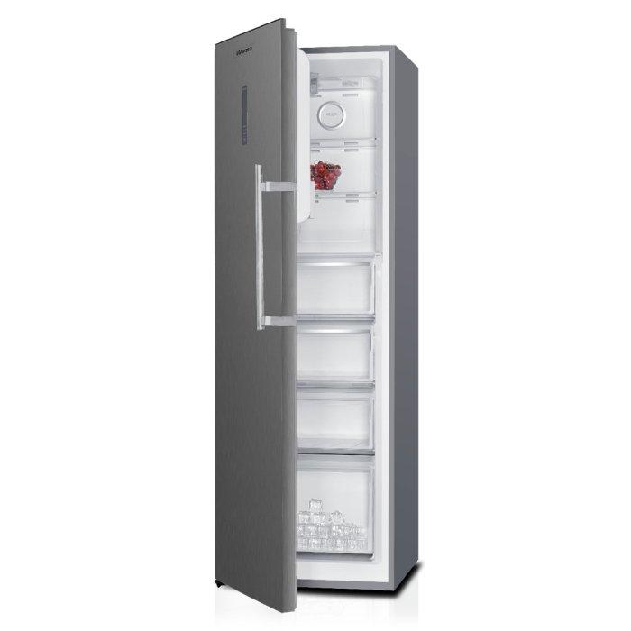

Wansa upright freezer, 9. 6cft, 272 liters, wuod4-307-nfsc82 - silver