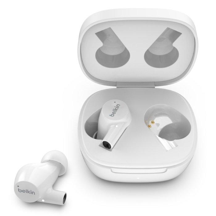 

Belkin soundform rise true wireless earbuds - white