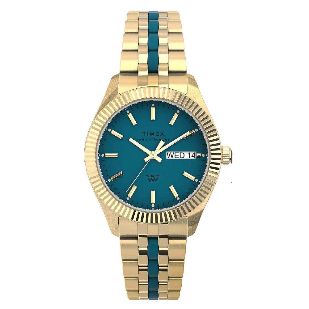 

Timex heritage waterbury ladies watch, analog, 36mm, stainless steel strap, tw2u82600 –...