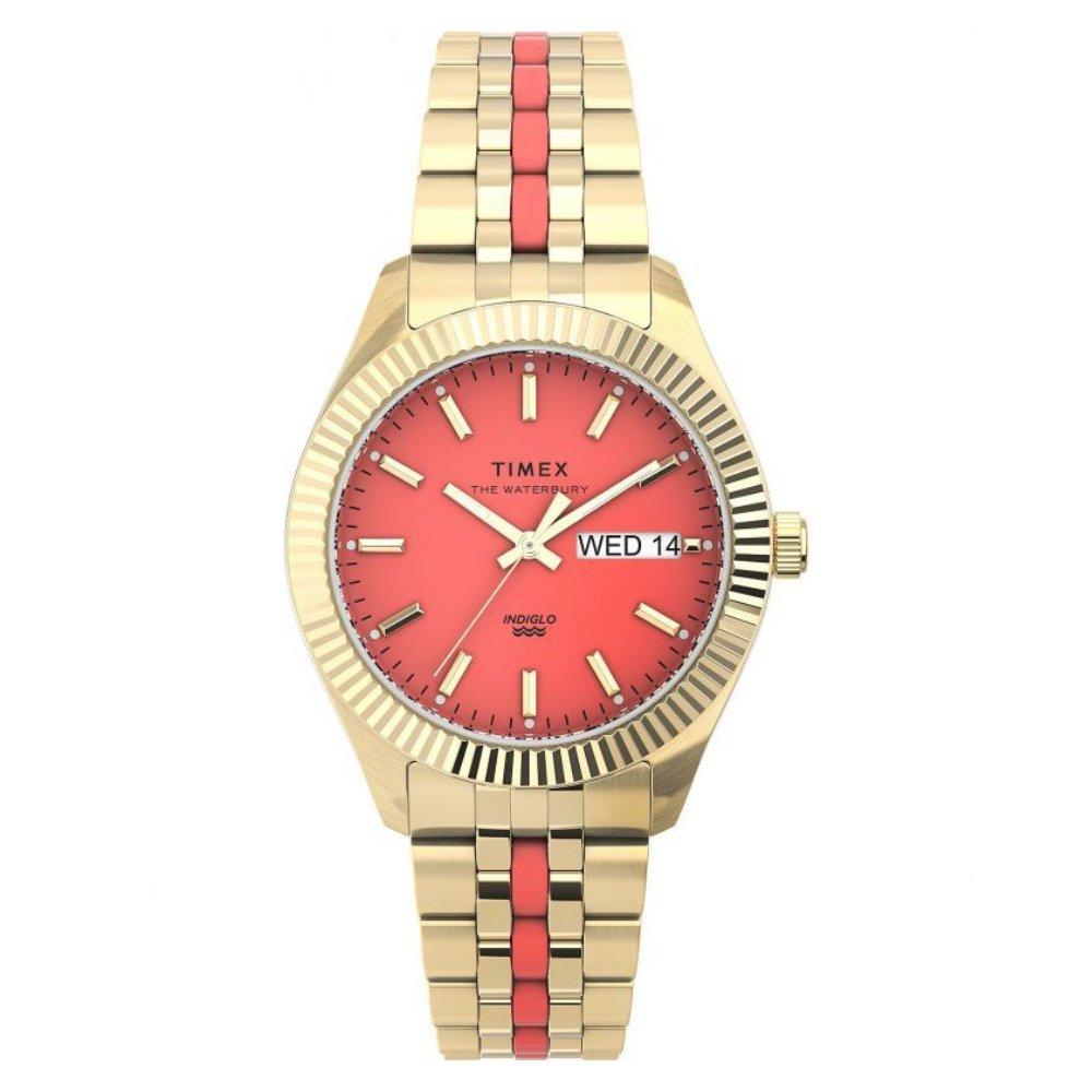 

Timex waterbury watch for women, analog, 36mm, stainless steel strap, tw2u82700 – gold