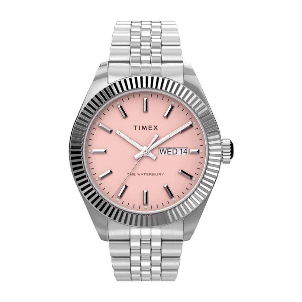 

Timex heritage waterbury ladies watch, analog, 41mm, stainless steel strap, tw2v17800 –...