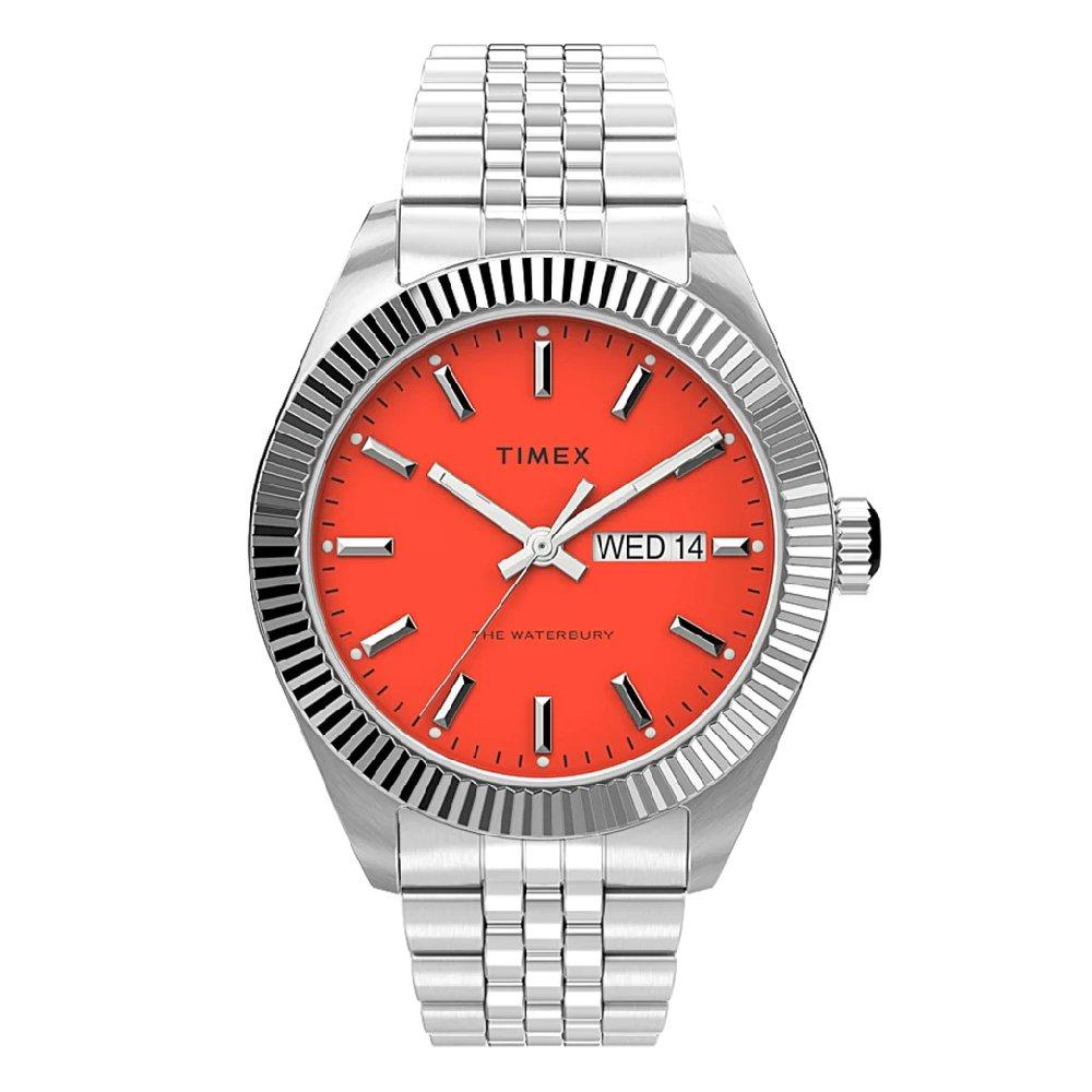 

Timex heritage waterbury ladies watch, analog, 41mm, stainless steel strap, tw2v17900 –...