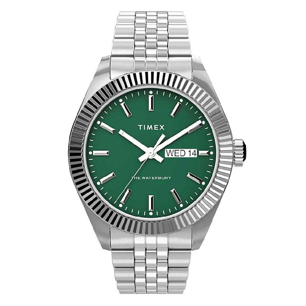 

Timex heritage waterbury ladies watch, analog, 41mm, stainless steel strap, tw2v18100 –...