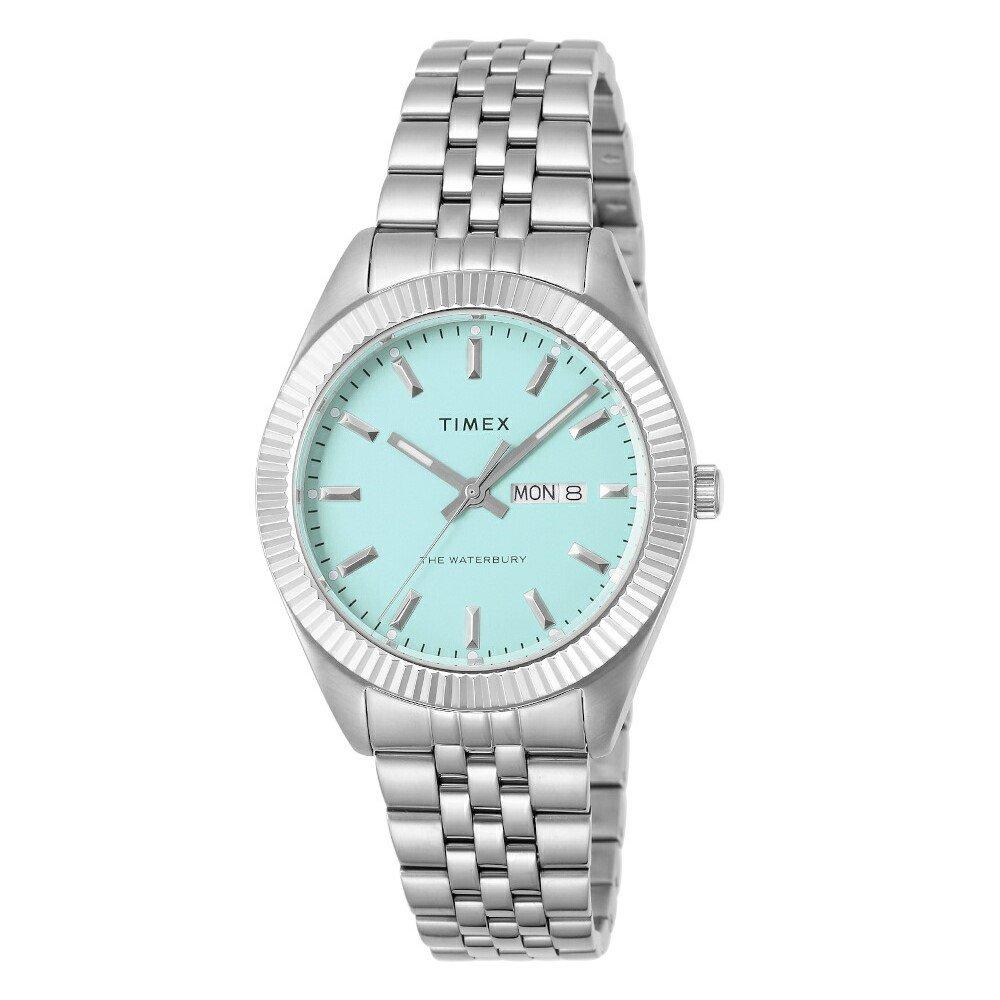 

Timex heritage waterbury ladies watch, analog, 41mm, stainless steel strap, tw2v18200 –...