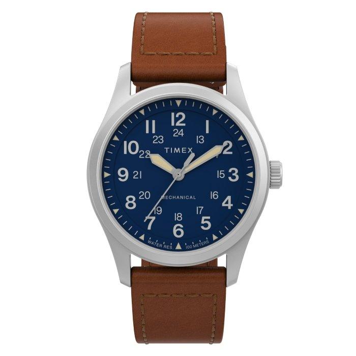 

Timex 38mm mechanical men's leather strap watch (tw2v00700)