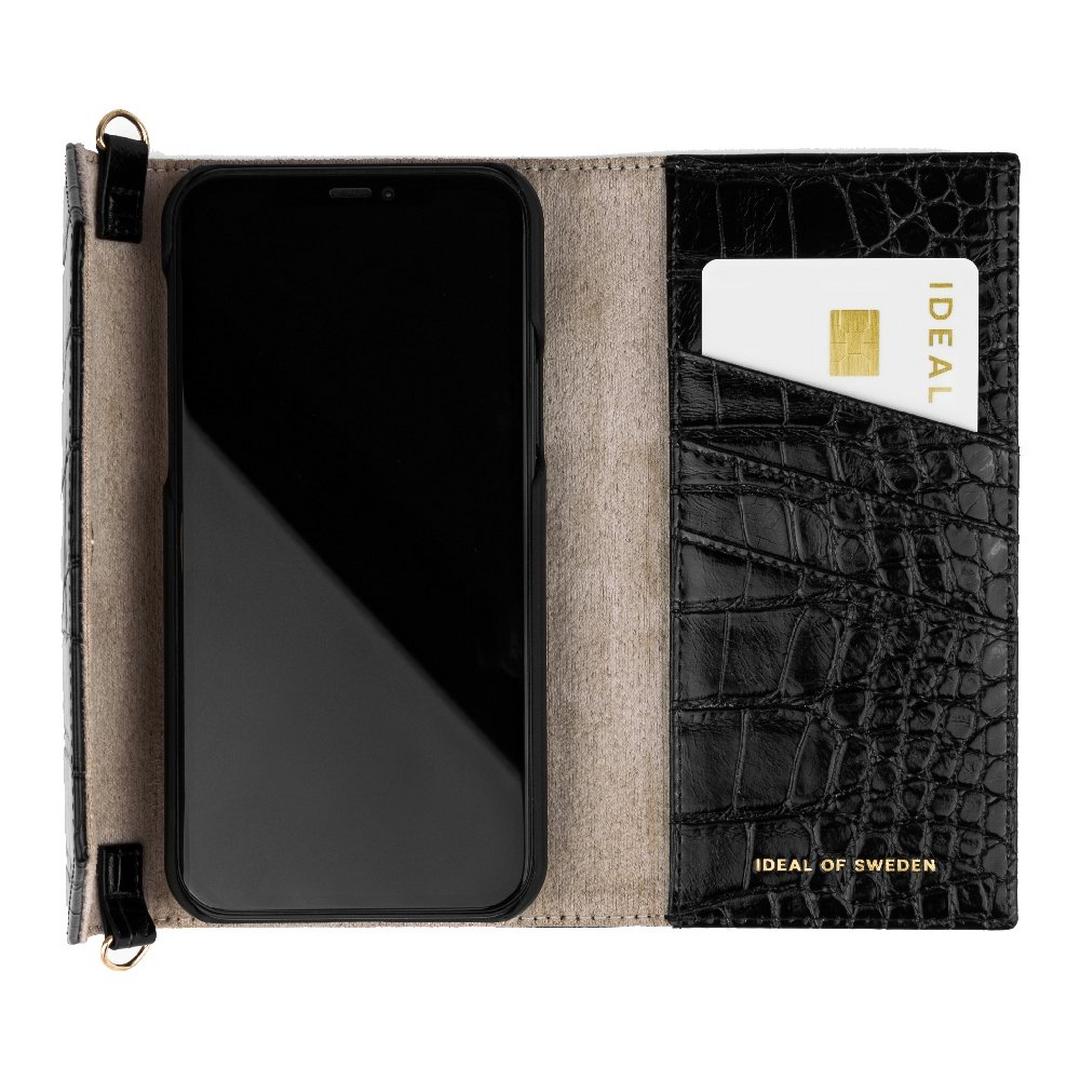 Ideal of Sweden iPhone 13 Pro Case - Black Croco
