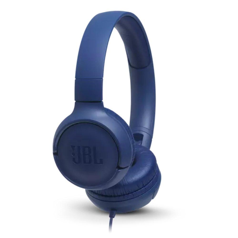 

Jbl tune 500bt wired on-ear headphones - blue