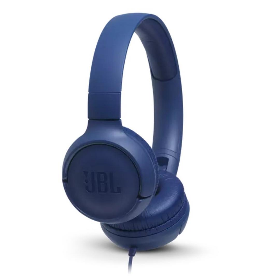 سماعة الرأس سلكية على الأذن من جي بي إل (500BT) - أزرق