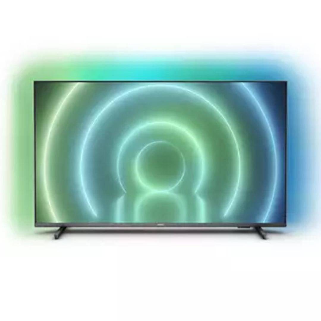 تلفزيون فيلبس أندرويد 4 كي ال اي دي بحجم 50 بوصة (50PUT7906/56)