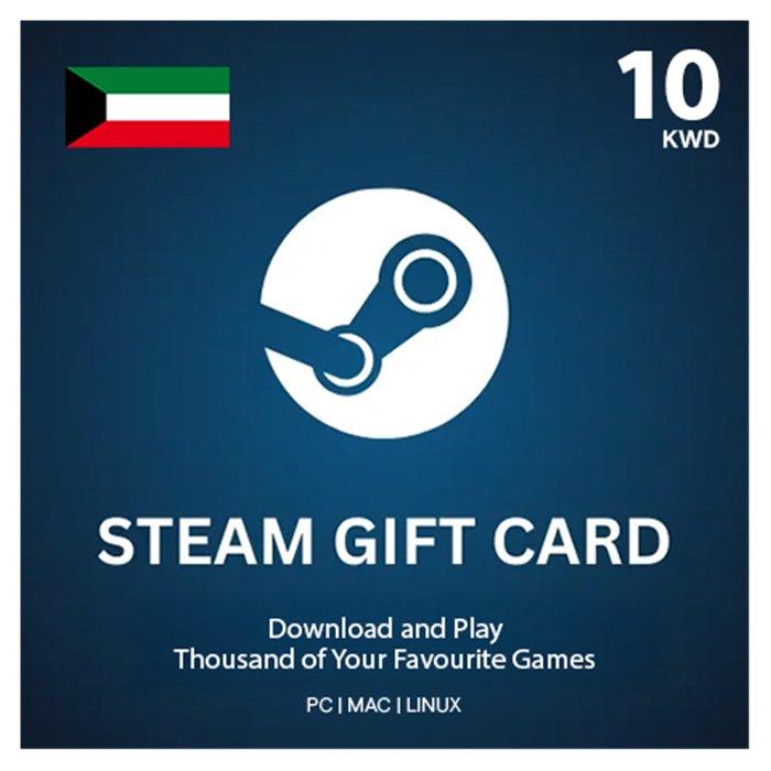 

Steam wallet gift card - 10 kwd