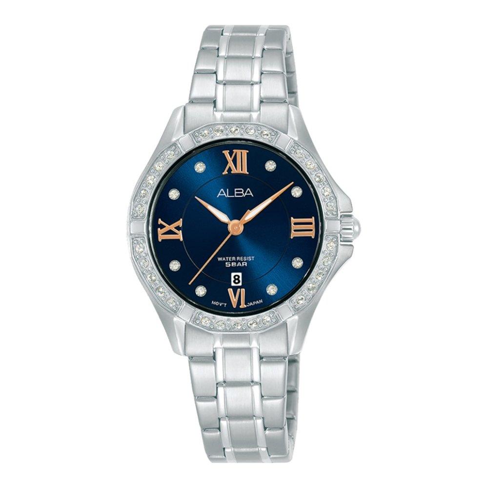 

Alba ladies' 30mm fashion analog metal watch - ah7x85x1