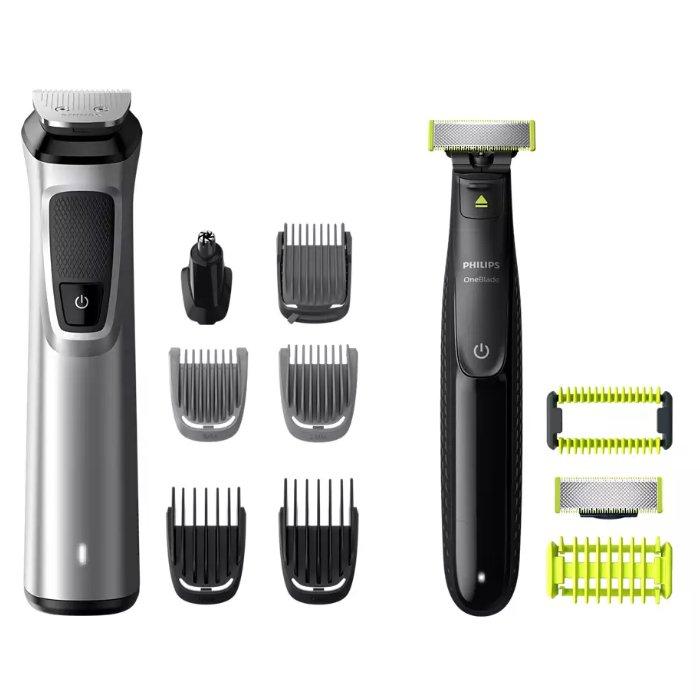 

Philips series 9000 12-in-1 face, hair, body multigroom, mg9710/93 - black