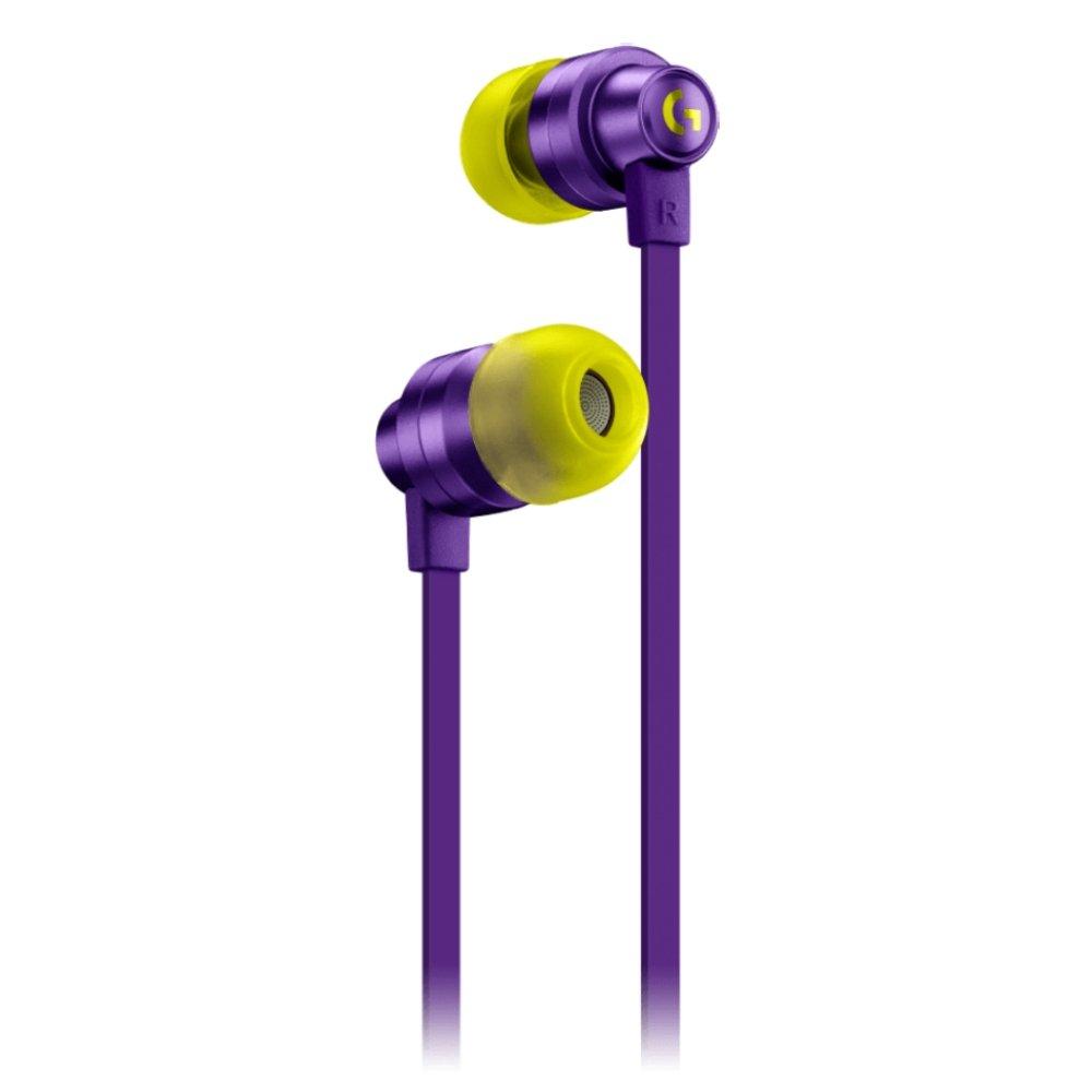 

Logitech g333 gaming earphones - purple