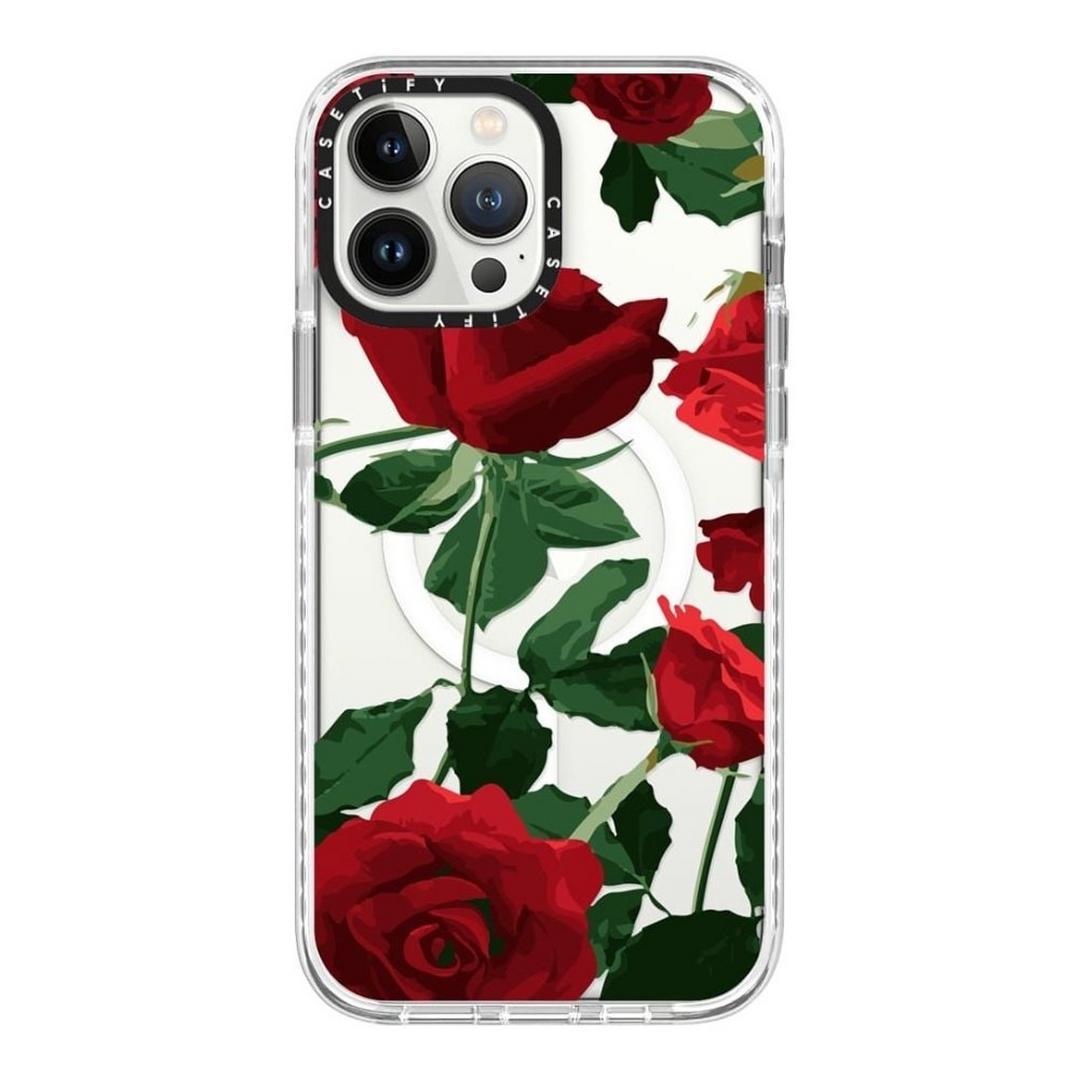 Casetify MagSafe Case for iPhone 13 Pro Max - Red Rose