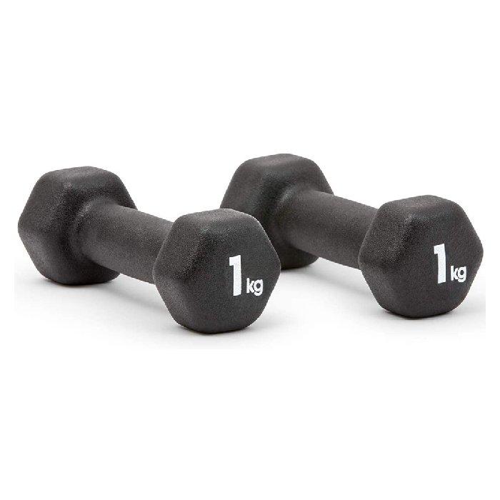 

Adidas dumbbells, 1kg, 2pcs, adwt-10001 - black