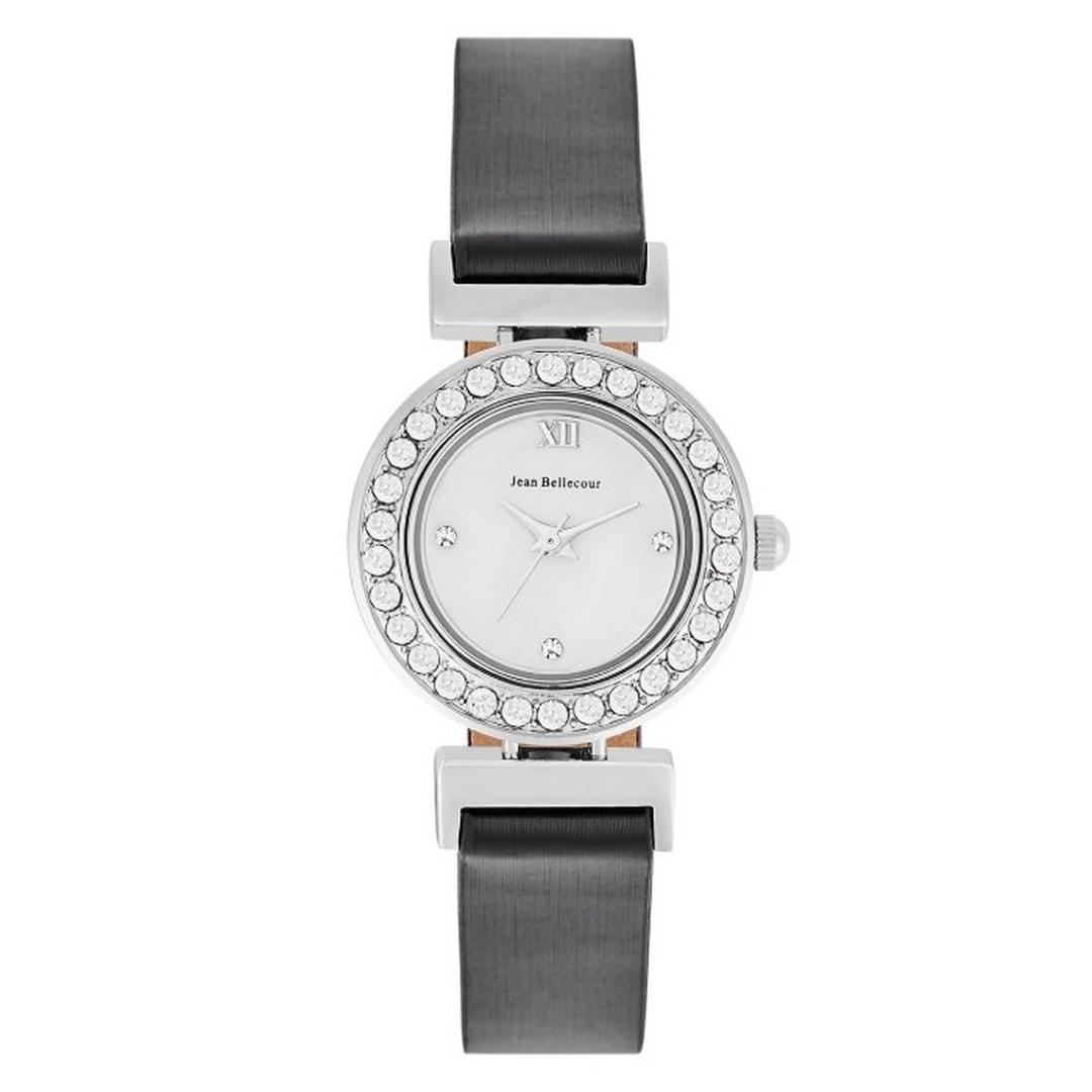 ساعة جين بيليكور للنساء بعرض تناظري 25 ملم بحزام جلد - REDL3