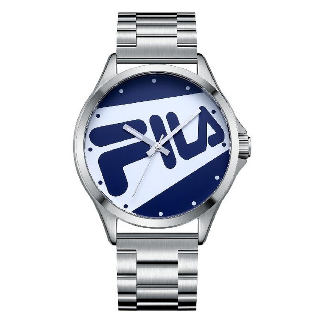 ساعة فيلا 45 ملم بعرض تناظري و حزام معدني للرجال -38-865-002