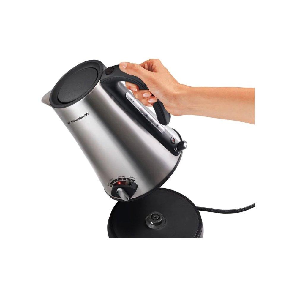 

Hamilton beach kettle, 1. 7 liters, 1800 watts, 40992-sau – stainless steel