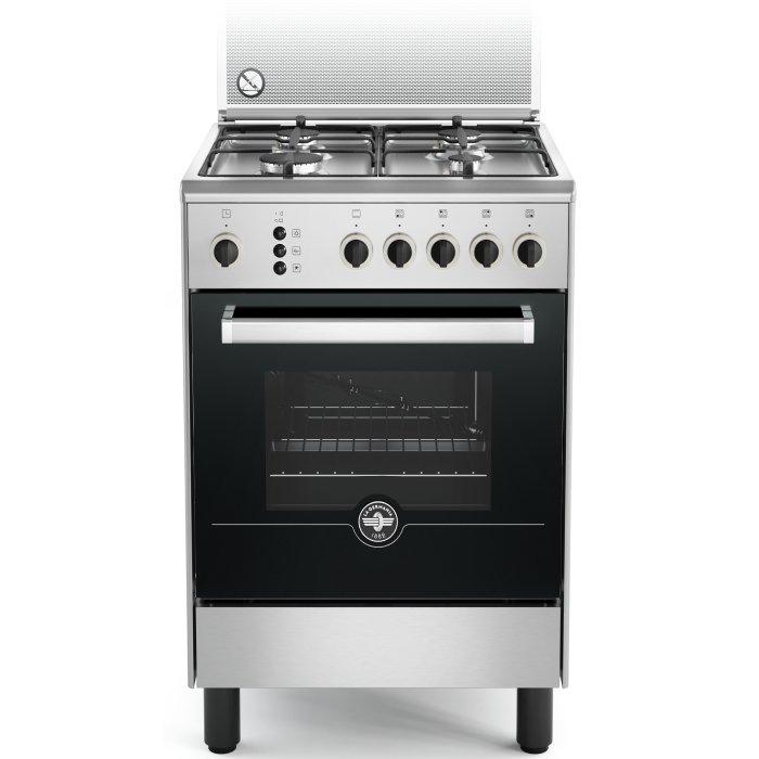 

Lagermania 4 burners gas cooker, 60x60cm, m64031ex0 - stainless steel