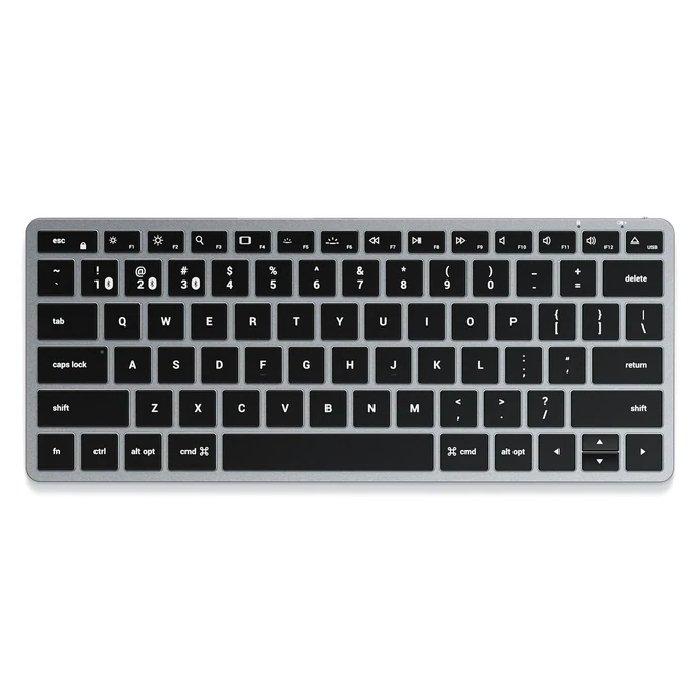 

Satechi ultra slim backlit wireless keyboard - space grey