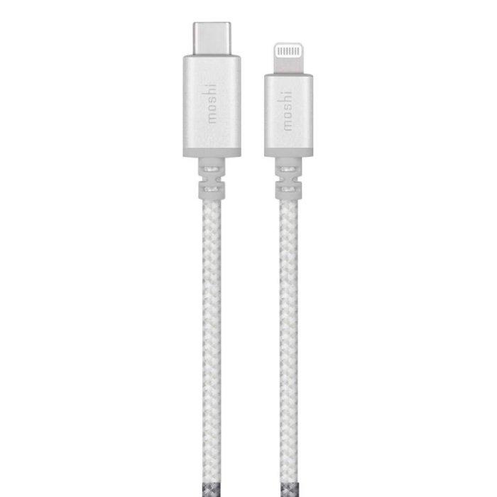 

Moshi usb-c to lightning 1. 2m cable - jet silver