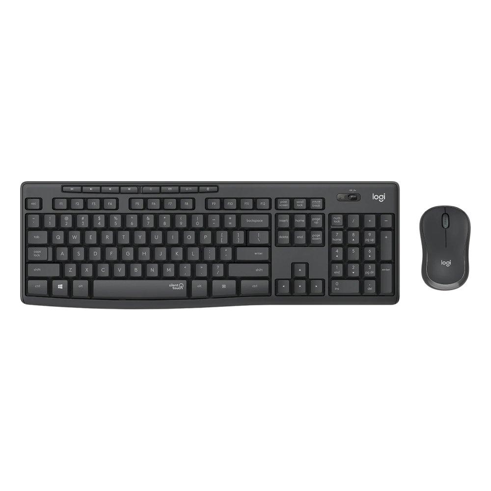

Logitech mk295 silent wireless mouse & keyboard - arabic