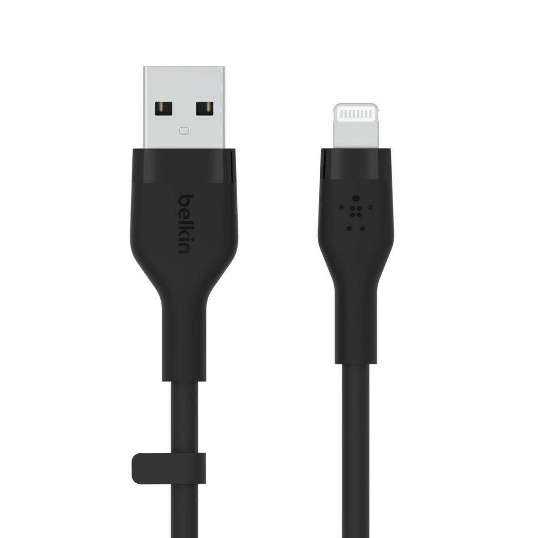 Belkin Silicon USB-A to Lightning 1M Cable - Black