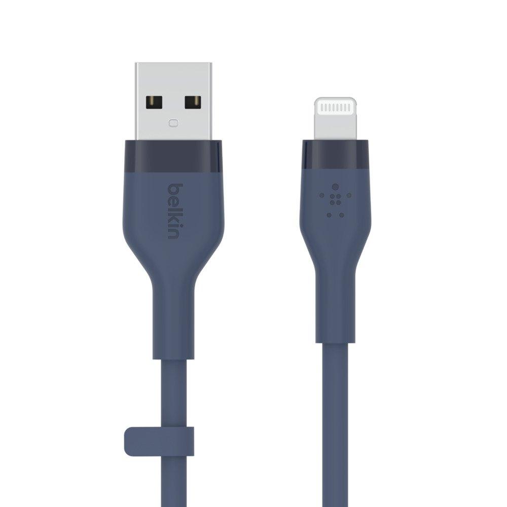 

Belkin silicon usb-a to lightning 1m cable - blue