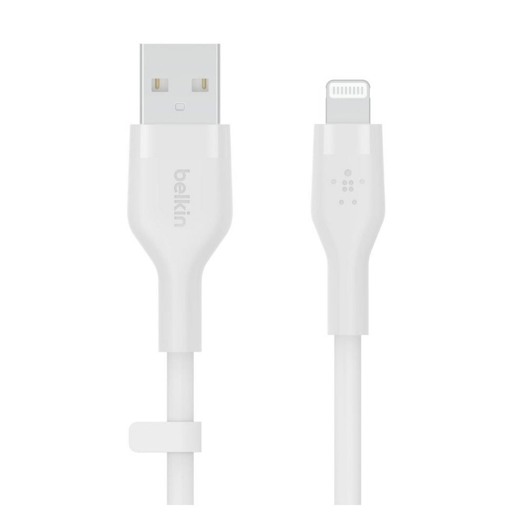 Belkin Silicon USB-A with Lightning Connector 1M Cable - White