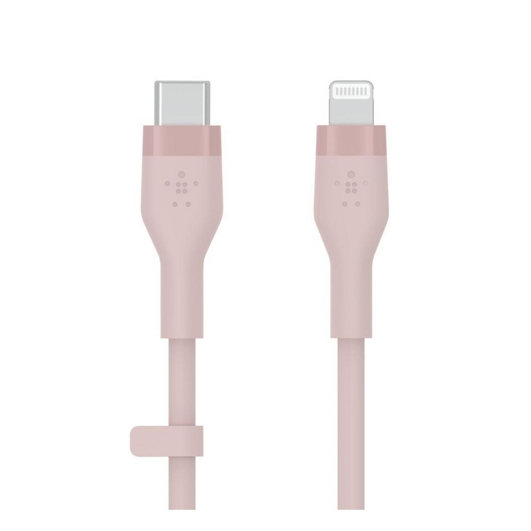 Belkin Silicon USB-C to Lightning 1M Cable - Pink