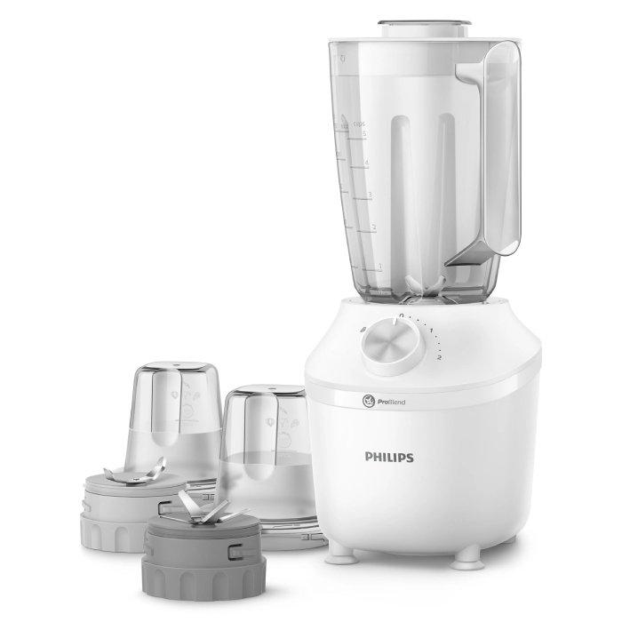 

Philips blender 600w 1. 25l, hr2191/30 - white