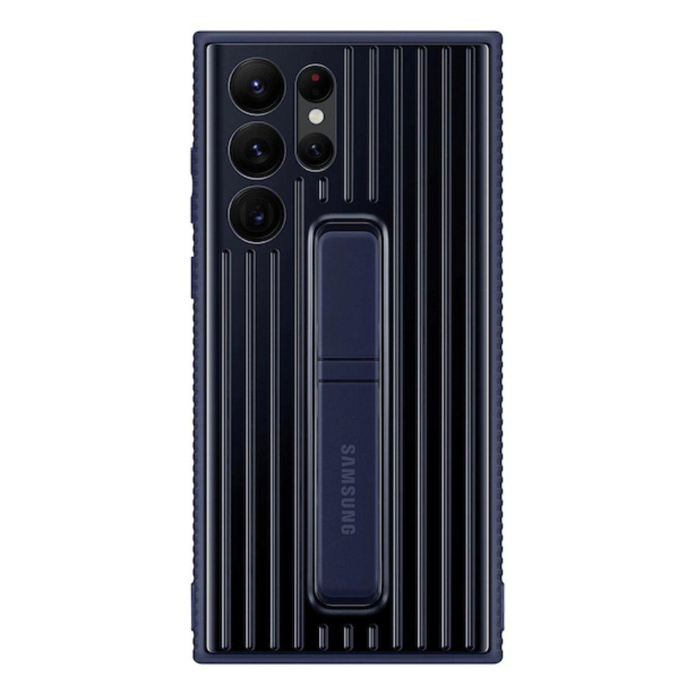 

Samsung s22 ultra rainbow protective standing cover - navy